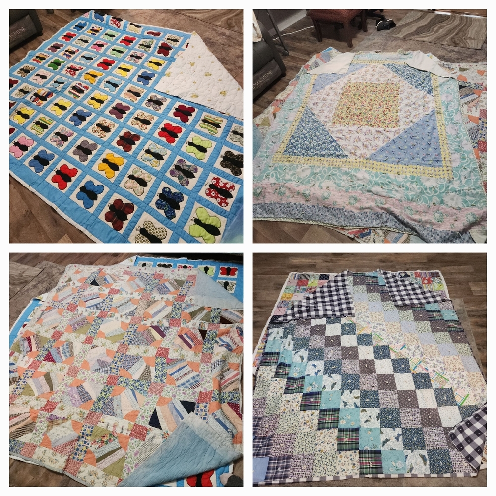 Vintage 1930-1965 Handmade Quilts